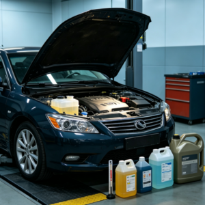 Vehicle Fluid Inspection and Top-Off Service